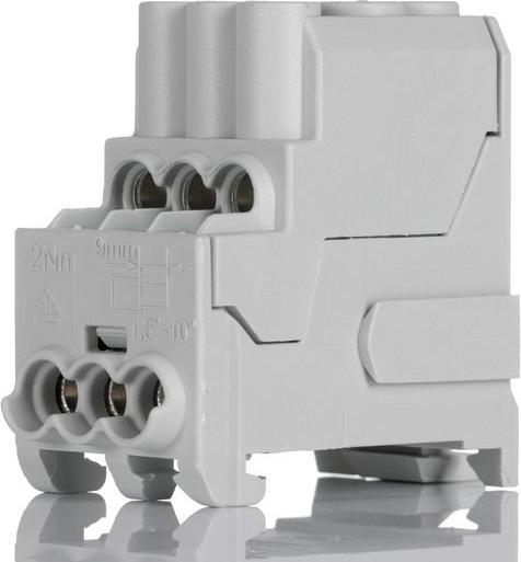 Image du produit Weidmüller WPD 100 2X25/6X10 GY (Bornier)