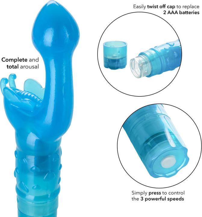 Produktbild CalExotics Butterfly Kiss® - Blue