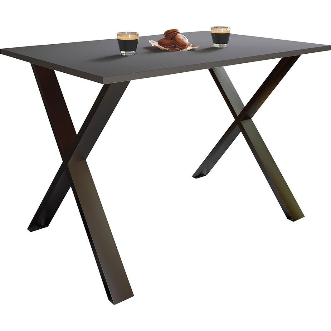 Ebuy24, Esstisch, Esstisch XonaX schwarz (110 x 80 x 76 cm)