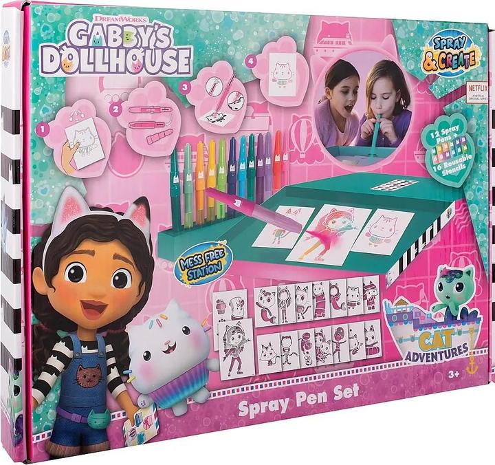 Actual product image Canenco Gabby's Dollhouse - Spray pens set