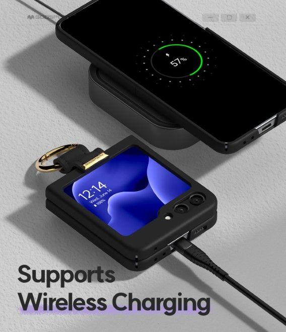 Produktbild Goospery Gold Ring Case Series Hülle (Samsung Galaxy Z Flip6, Samsung Galaxy Z Flip7 FE)