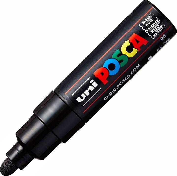 Image du produit Posca Marqueur PC-7M pointe ronde (Noir, 5.50 mm, 1 x)