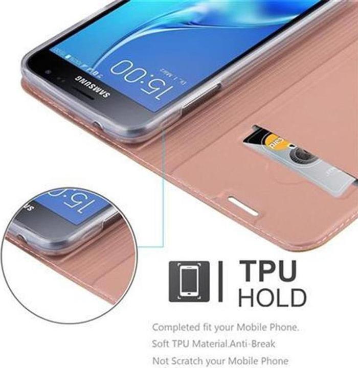 Actual product image Cadorabo Book Classy Style Cover (Samsung Galaxy J3 (2016))