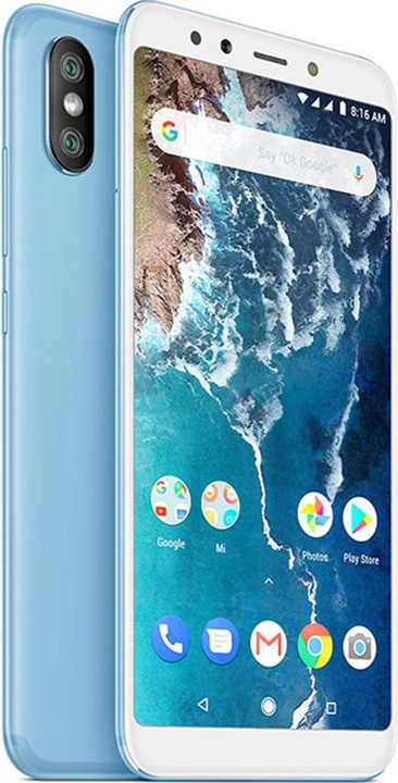 Produktbild Xiaomi Mi A2 (32 GB, Blue, 5.99", Dual SIM, 12 Mpx, 4G)