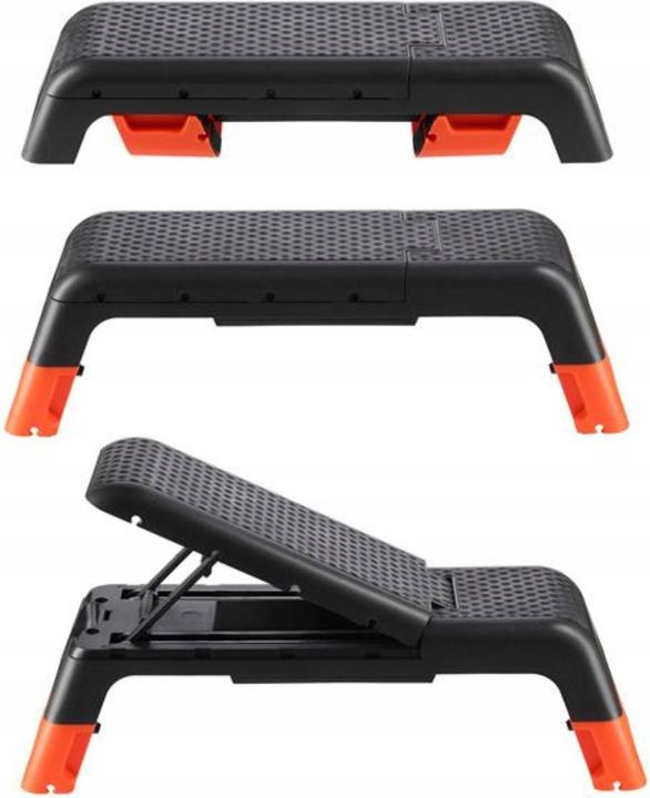 HMS As009 Pro Step Do Aerobiku Regulowany Z Funkcją ławki Commercial