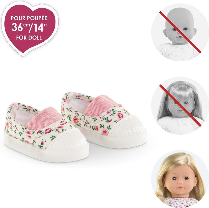 Actual product image Corolle MC Schuhe, floral