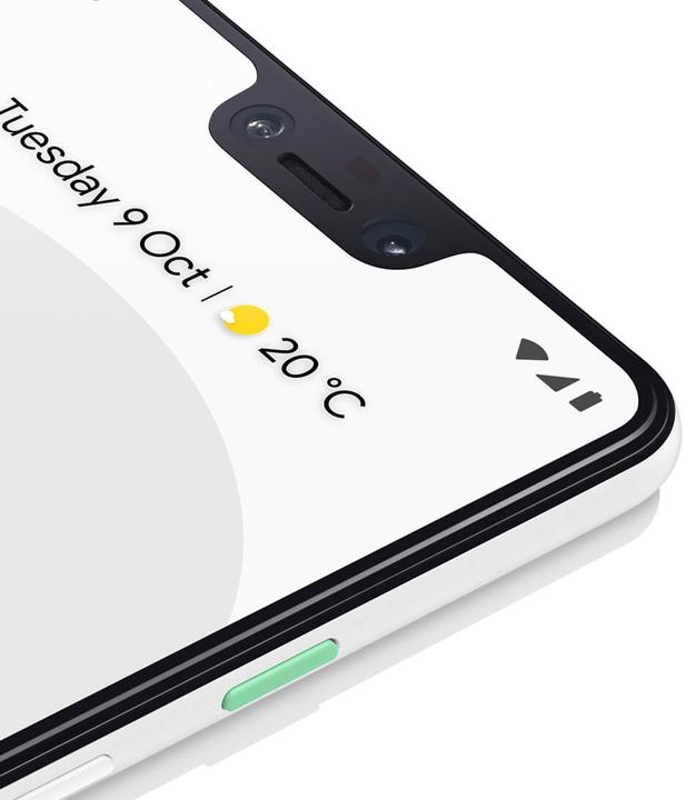 Actual product image Google Pixel 3 XL (128 GB, Cleary White, 6.30", Single SIM, 4G)