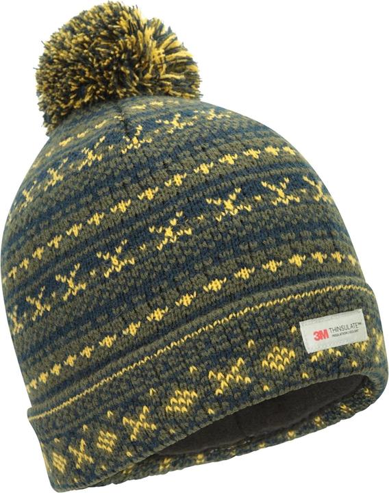 Actual product image Mountain Warehouse Mens Fair Isle Thinsulate Beanie (One size)