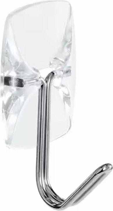 Produktbild 3M Command metal hook, small, clear, 19 x 41 x 19 mm, 3 pcs + 4 strips, max 225 gr