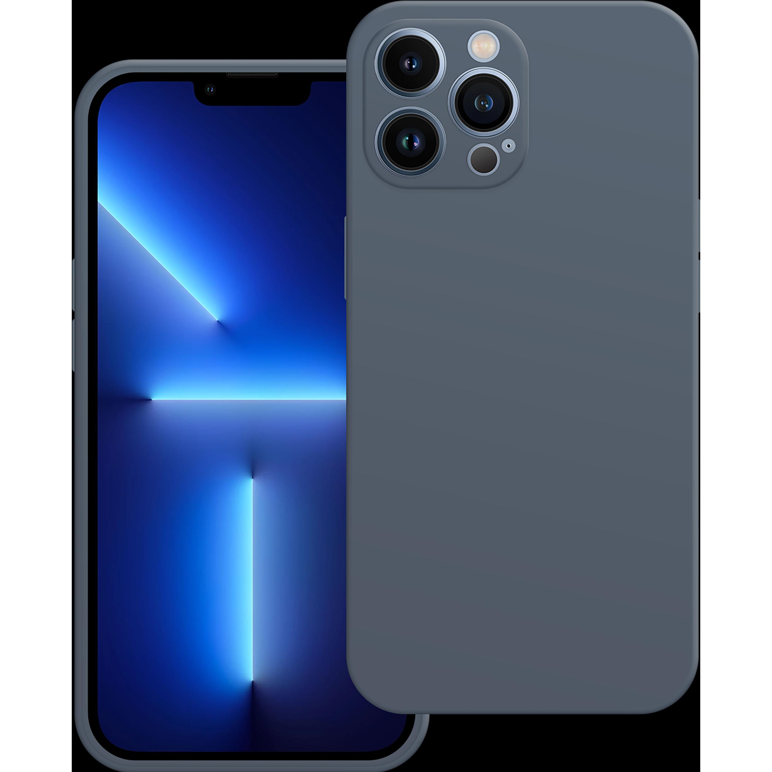Cazy Silikon Hülle Kompatibel mit iPhone 13 Pro Max - Soft TPU Schutz - (Apple iPhone 13 Pro Max), Smartphone Hülle, Bla...