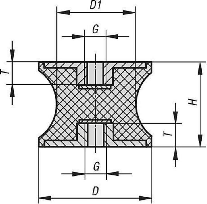 Valeurs nutritives et ingrédients Neriox Tampon rond type CT (Amortisseurs d'arrêt)