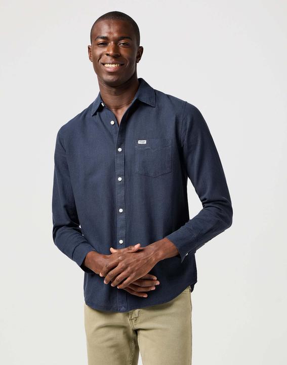 Actual product image Wrangler Leinenhemd 1 Pkt Shirt (M)