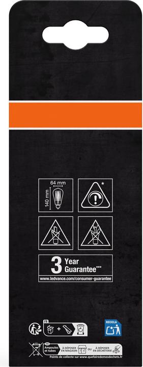 Produktbild Osram LED-Vintage-Lampe (E27, 500 lm, 4 x)