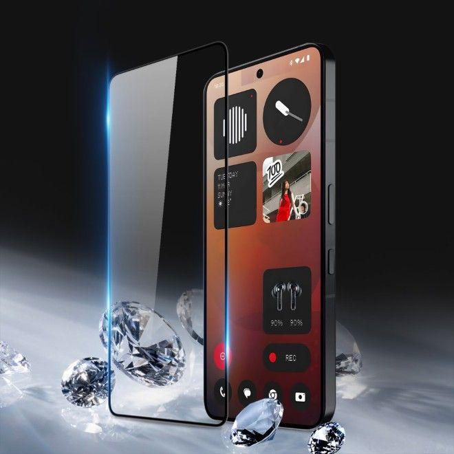 Image du produit Dux Ducis - Tempered Glass - Nothing Phone (3a) / (3a) Pro - Black (1 pièce(s), Nothing Phone (3a), Nothing Phone (3a) Pro)