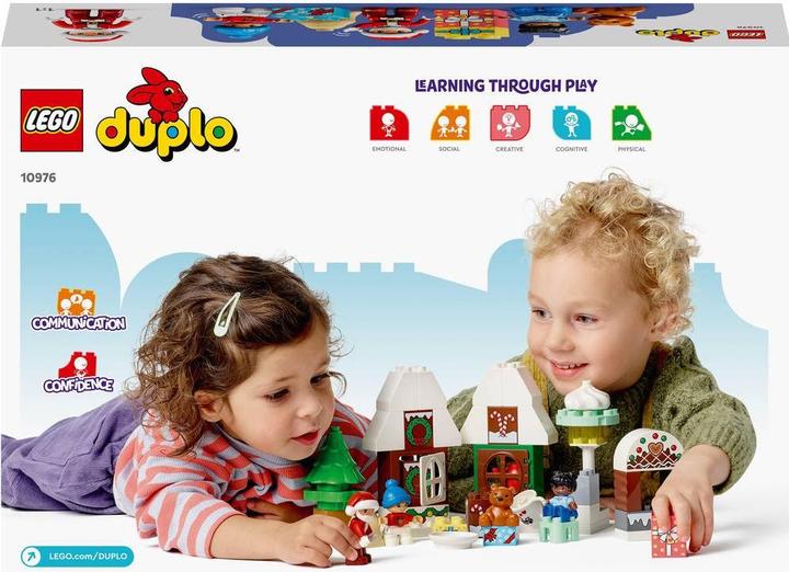 Actual product image LEGO Gingerbread House with Father Christmas (10976)