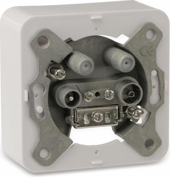 Produktbild Goobay Komplettset: Antennen-Stich-/Enddose (Antennendose)