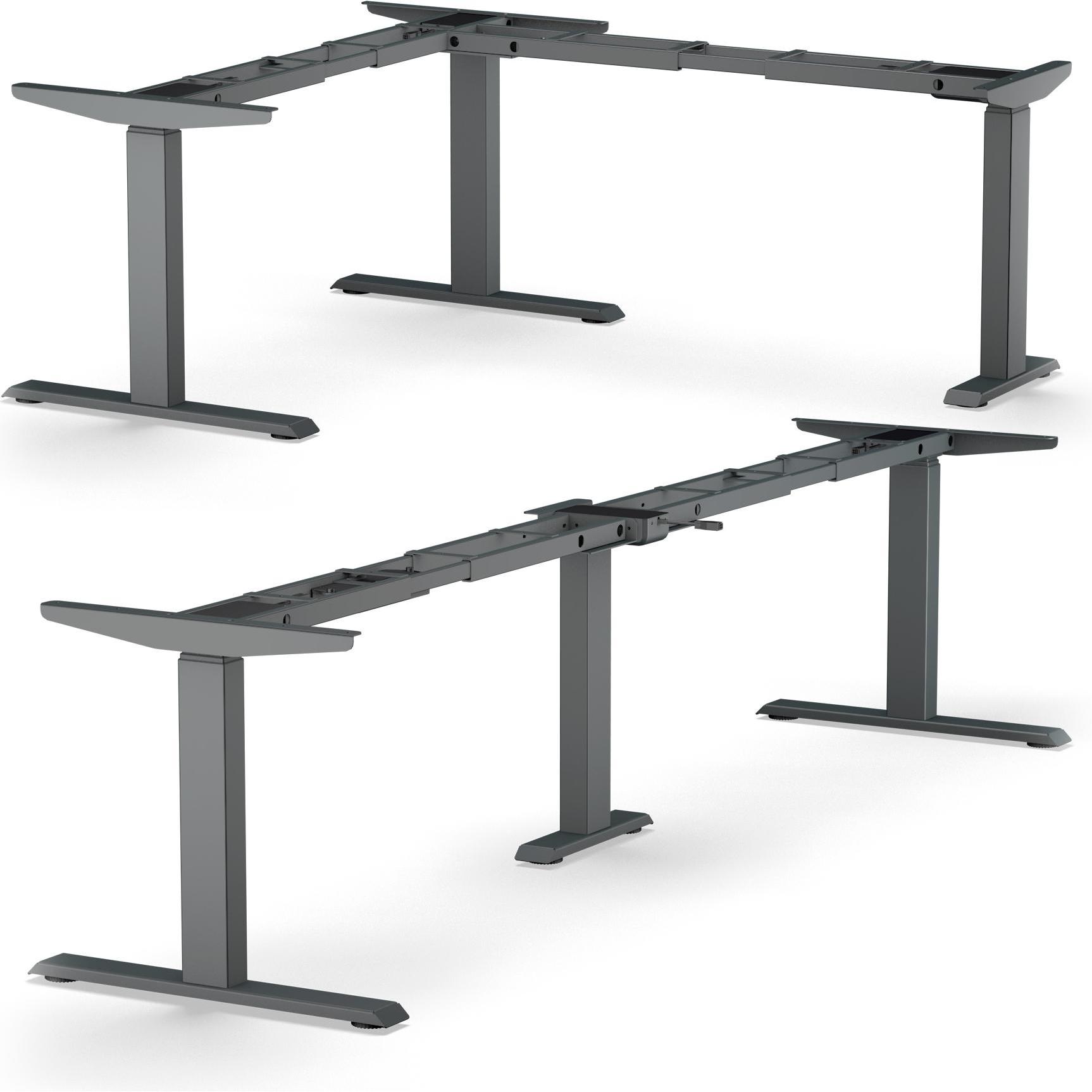 Thumbnail - BMB Beschläge, Tischbeine + Tischgestell, BMB E-CORNER 3M3S, Anthrazit, RAL 7016