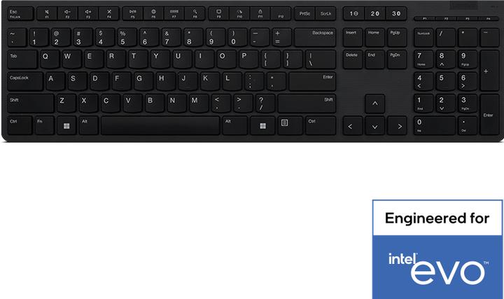 Produktbild Lenovo Professional Wireless Rechargeable Keyboard (CH, Kabellos)