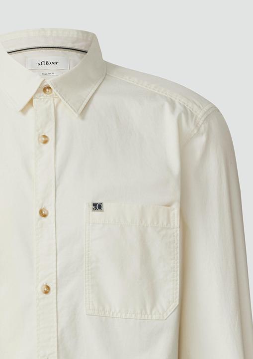 Immagine prodotto s.Oliver Hemd Regular Fit: Weiches Hemd mit feiner Struktur (M)