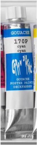 Image du produit Caran d'Ache Gouache Studio Tube 10ml (Cyan, 10 ml)