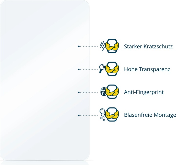 Produktbild BROTECT Schutzfolie Displayschutz Klar (2 Stück, Tab 10 TB-X103F)