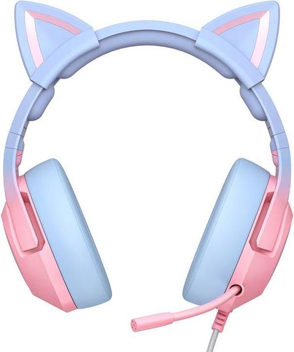 Actual product image Onikuma Gaming headphones K9 Pink/Blue