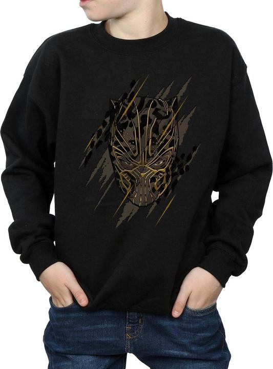 Produktbild Black Panther Gold Head Sweatshirt Jungen (152, 158)
