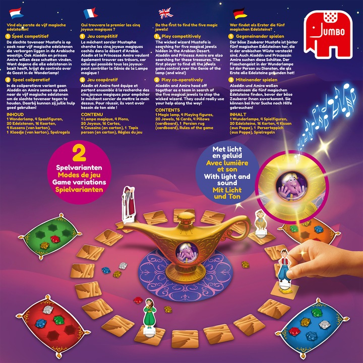Immagine prodotto Jumbo Aladdin e la lampada magica (Tedesco, Francese, Italiano)