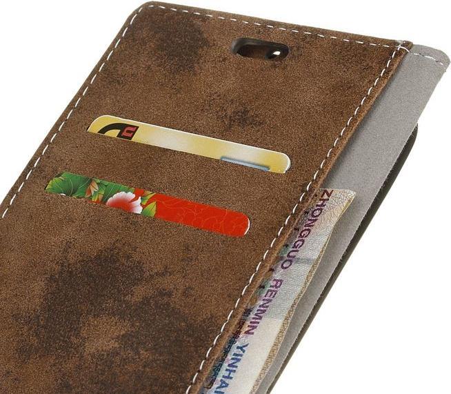 Actual product image MU Classic Vintage leather cover (LG Q6+, LG Q6)