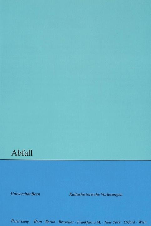 Produktbild Abfall (Deutsch, 2004)