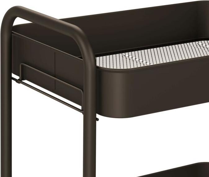 Produktbild Vedia Rollwagen «Skyler», mit 3 Regalböden und Rollen