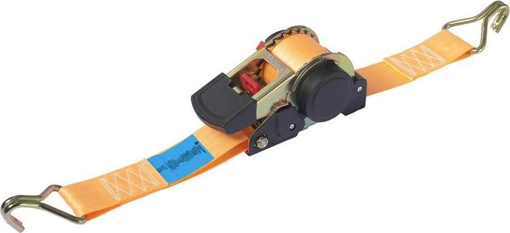 Toolcraft TO-8689782 Self-retracting tensioning strap Tensile force LC tie-down lashing (single