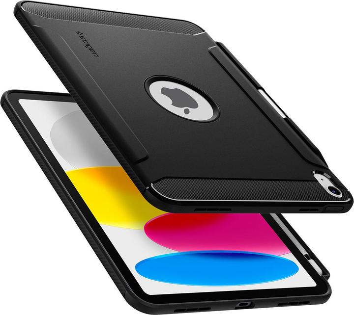 Actual product image Spigen RUGGED ARMOR IPAD 10.9 2022 MATTE BLACK (iPad 10.9 (2022))