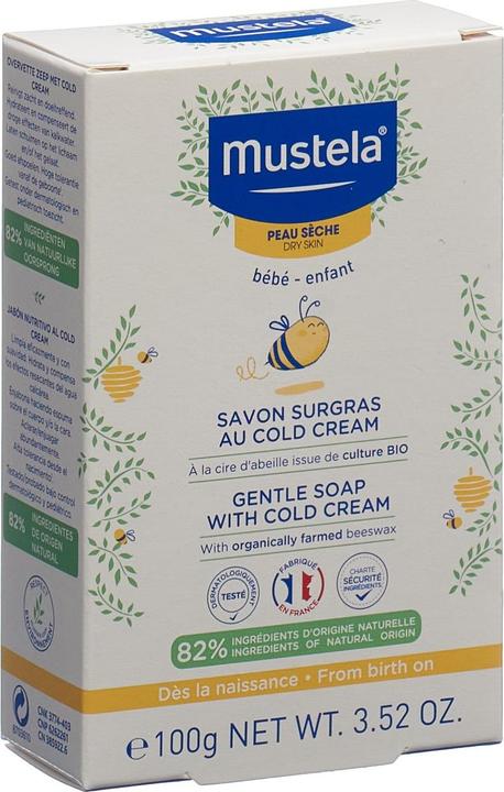 Actual product image Mustela Lubricating soap with cold cream