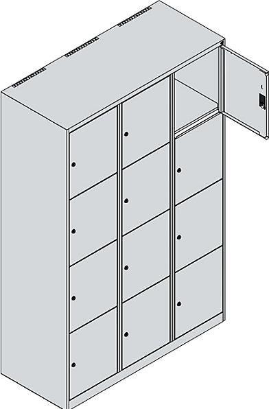 Actual product image C+P Classic PLUS locker cabinet (120 x 50 x 185 cm)