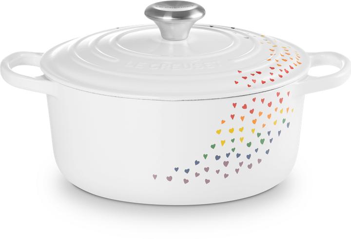 Immagine prodotto Le Creuset Tostapane rotondo Signature, 24 cm, Loving (24 cm, Pirofila + casseruola, Ghisa, Smalto)