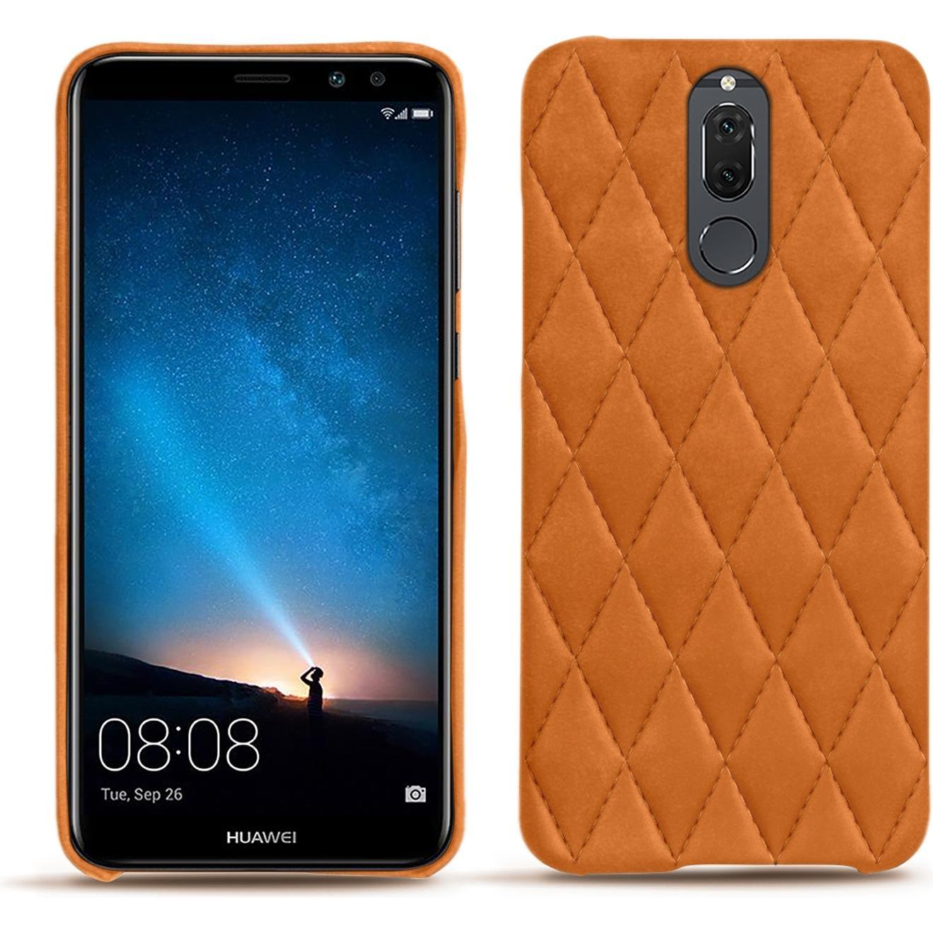 Noreve Lederschutzhülle (Huawei Mate 10 Lite), Smartphone Hülle, Orange