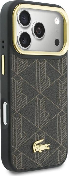 Produktbild Lacoste Case PVC Blend Stand for iPhone 17 Pro Max brown (Apple iPhone 17 Pro Max)