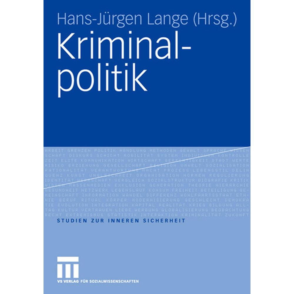 Thumbnail - Kriminalpolitik, Fachbücher von Hans-Jürgen Lange