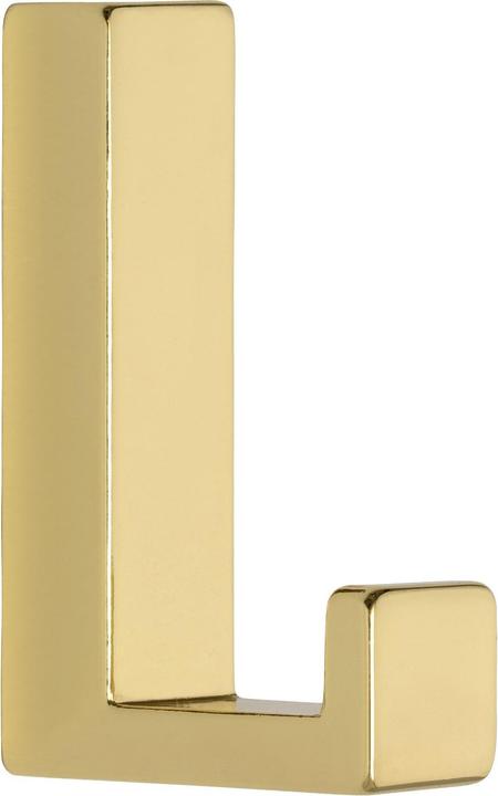 Produktbild Siro MantelHaken Doradus GarderobenHaken 15x61mm, Haken ZN vermessingt poliert