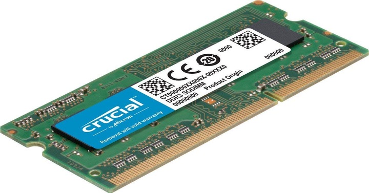 Actual product image Crucial Laptop Memory (2 x 8GB, 1600 MHz, DDR3L-RAM, SO-DIMM)