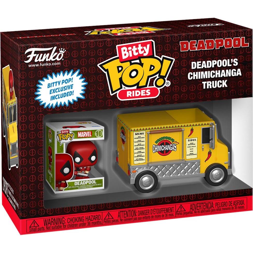 Funko Marvel POP! Rides Vinyl Figur Deadpool w/Chimichanga Truck 2,5 cm (FK83625)