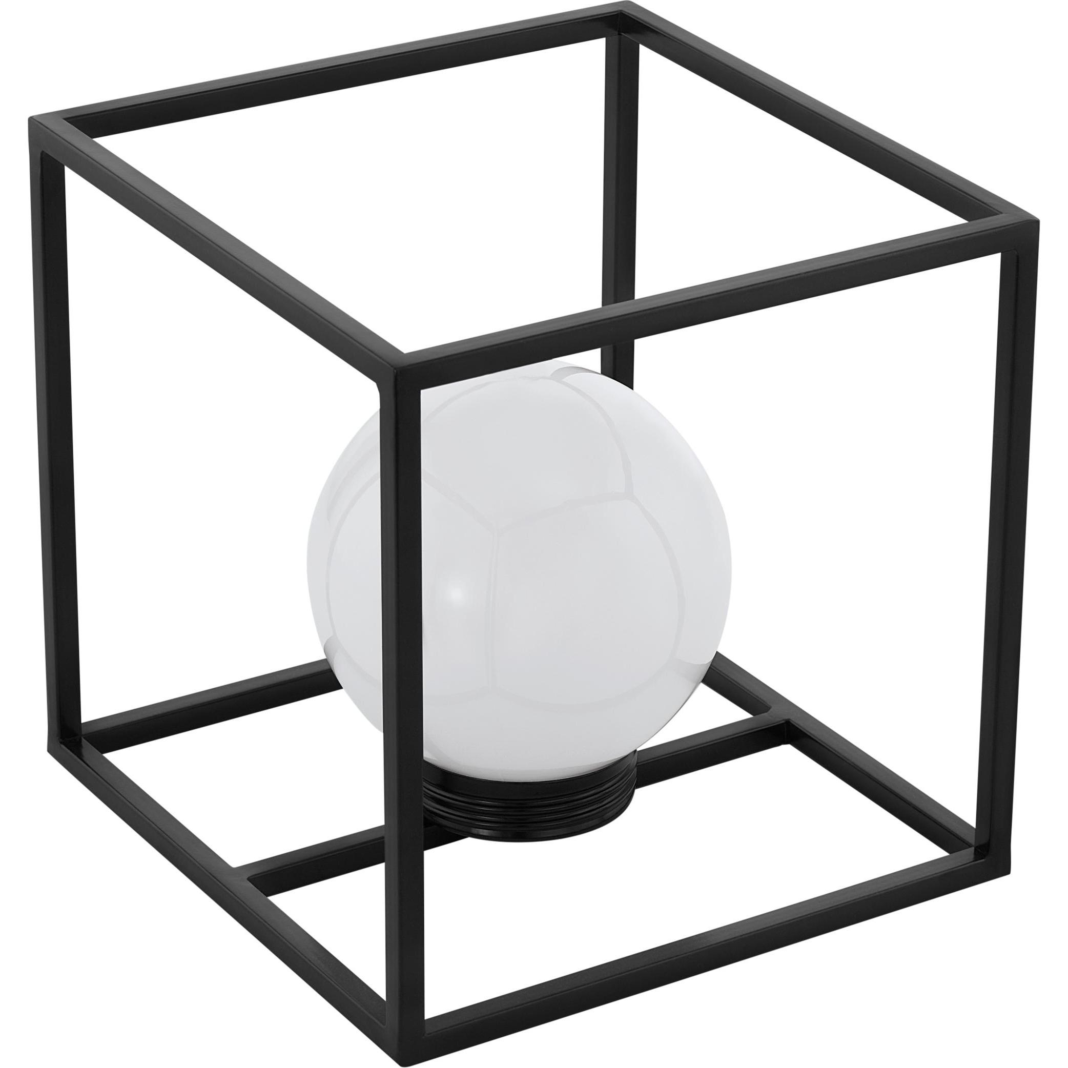 EGLO, Gartenbeleuchtung, Wegeleuchte Solar, Schwarz/Weiss (IP44)