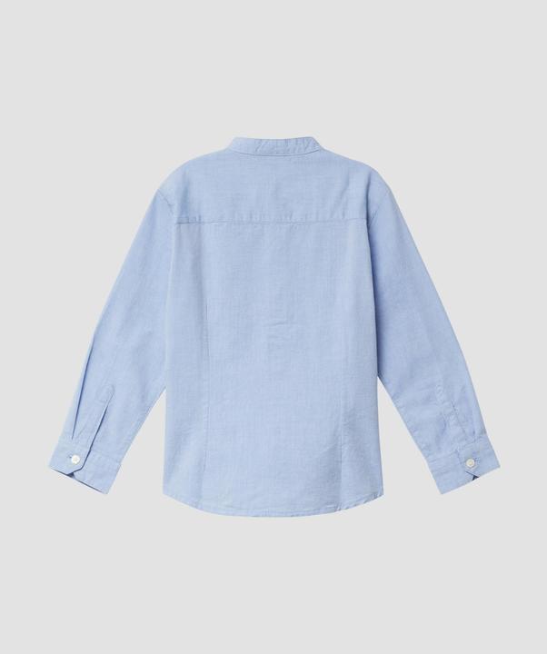 Immagine prodotto s.Oliver Hemd Chambray-Hemd mit Stehkragen im Slim Fit (104, 110)