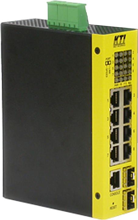 Actual product image KTI Networks Industrial Ethernet (10 ports)