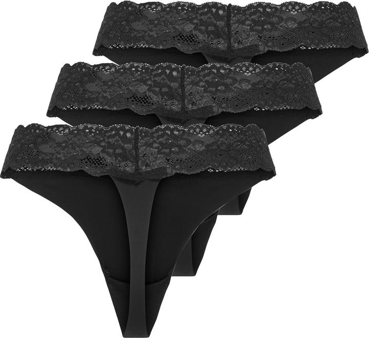 Actual product image Only Onlchloe Lace S.S Thong 3-Pack Acc Noos (XL, pack of 3)