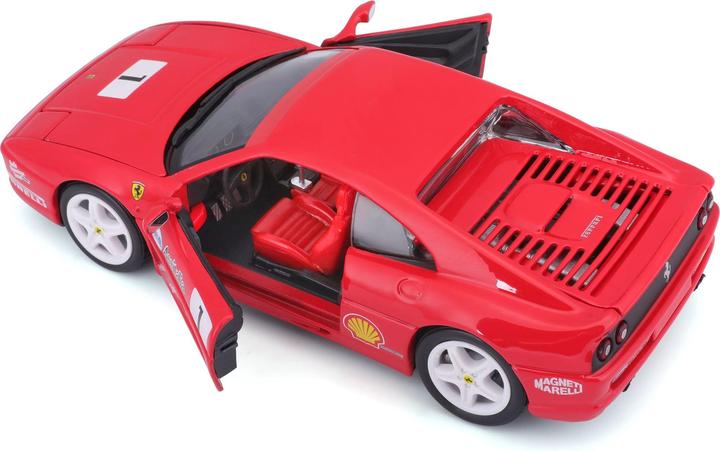 Actual product image Bburago Ferrari R&P F355 Challenge Racing 1/24 red