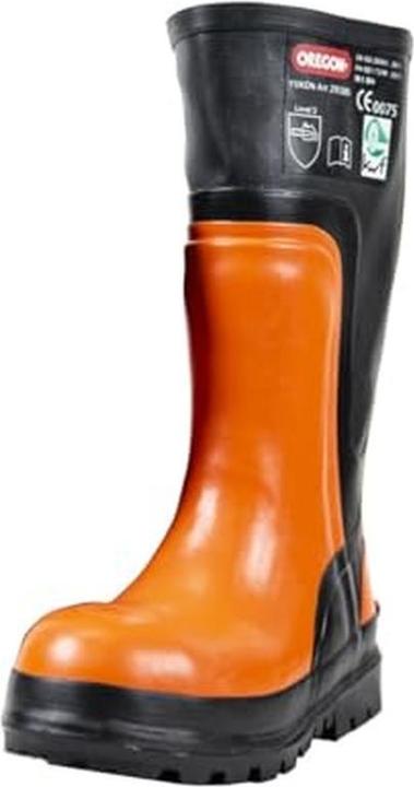 Actual product image Oregon Yukon cut protection rubber boot class 3 with steel toe cap size 42 (S3, 42)