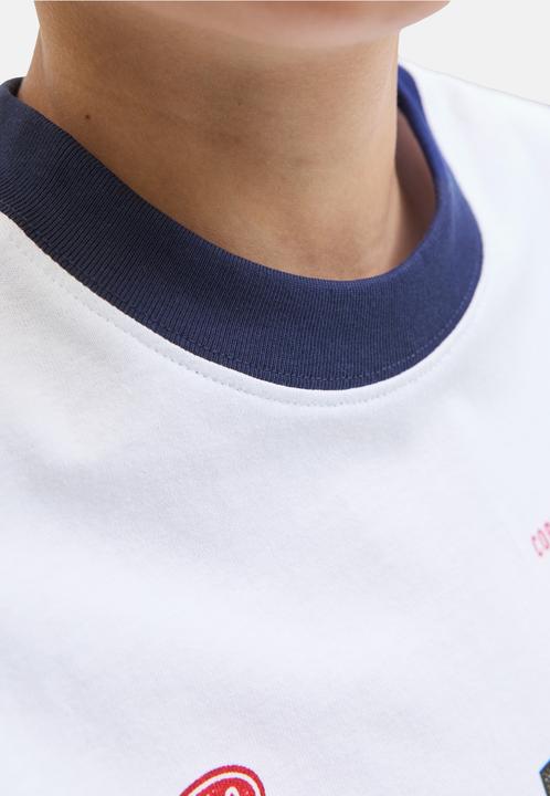 Produktbild Jack & Jones Junior T-Shirt CAMBRIDGE RINGER FOOTBALL Kurzarmshirt (176)