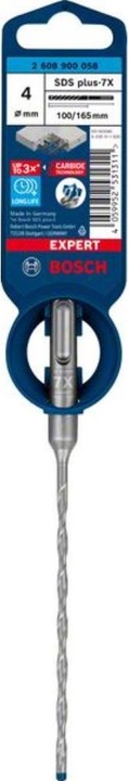 Actual product image Bosch Professional Zubehör Expert SDS plus-7X hammer drill, 4 x 100 x 165 mm (4.0 millimetre)